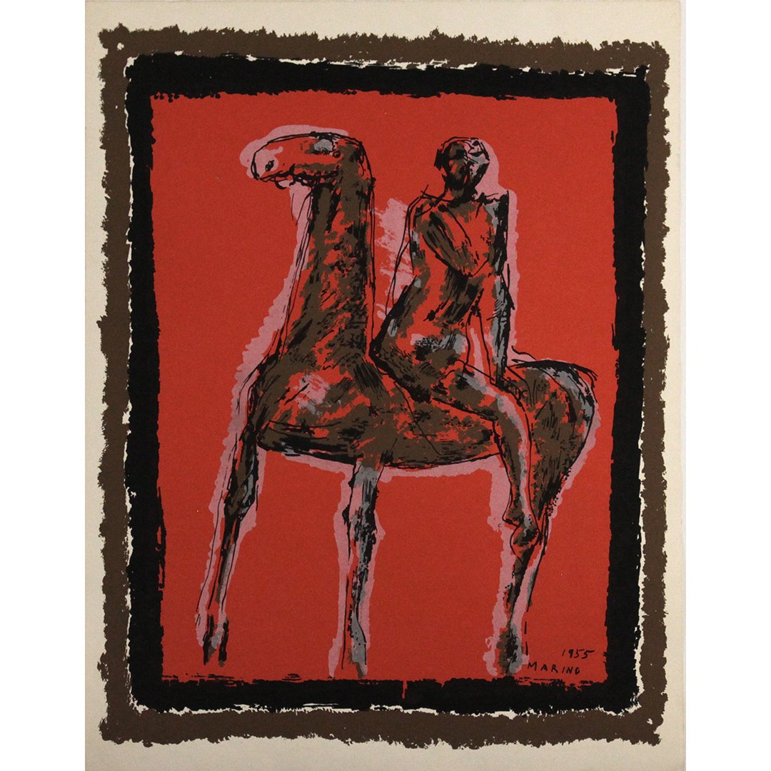 Marino Marini  (1901 - 1980)  Original 1955 Lithograph (1 of 7)
