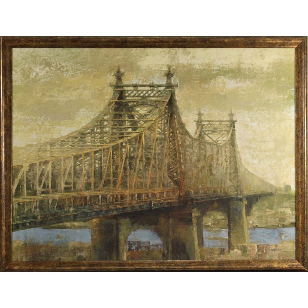 Large print  Suspension Bridge Fine Quality Painting (1 of 8)