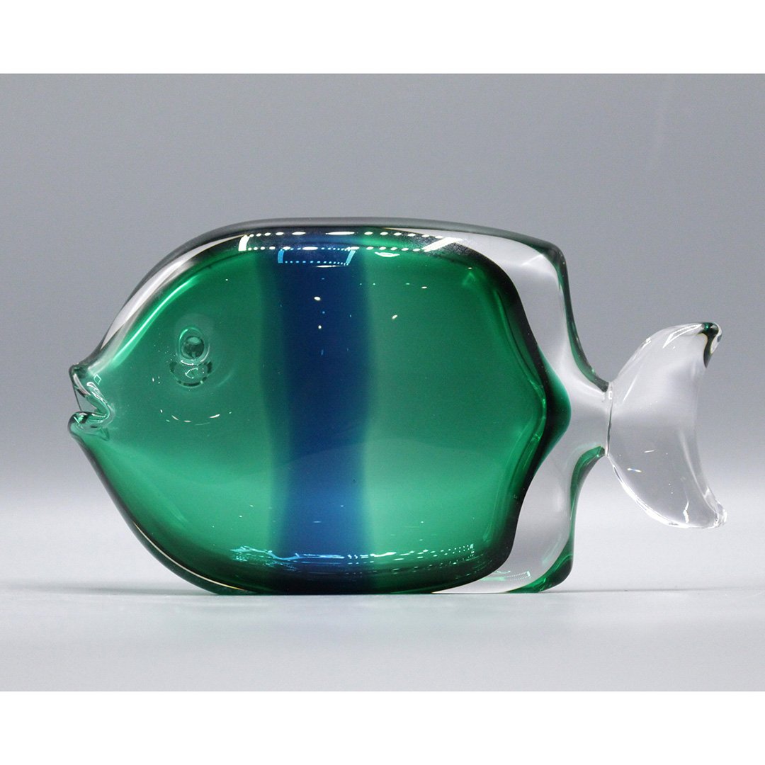 Buss Blodgett 1998 Signed Studio Art Glass Fish (1 of 6)