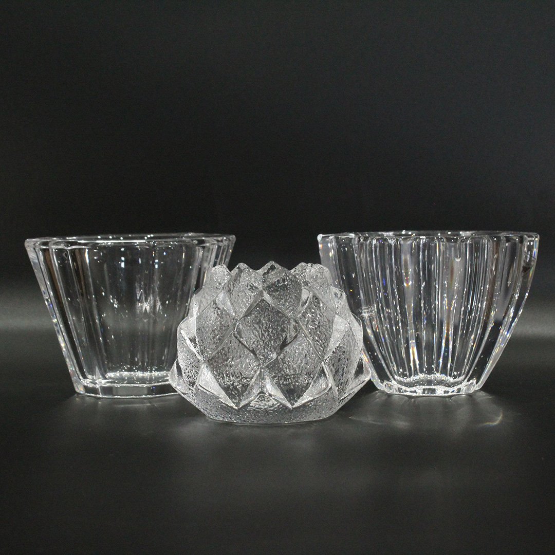 Three [3] Assorted ORREFORS Mid-Century Modern Crystal (1 of 7)