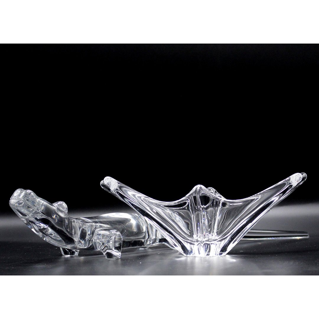 Crystal Dish and Daum Nancy Crystal Glass Alligator (1 of 18)