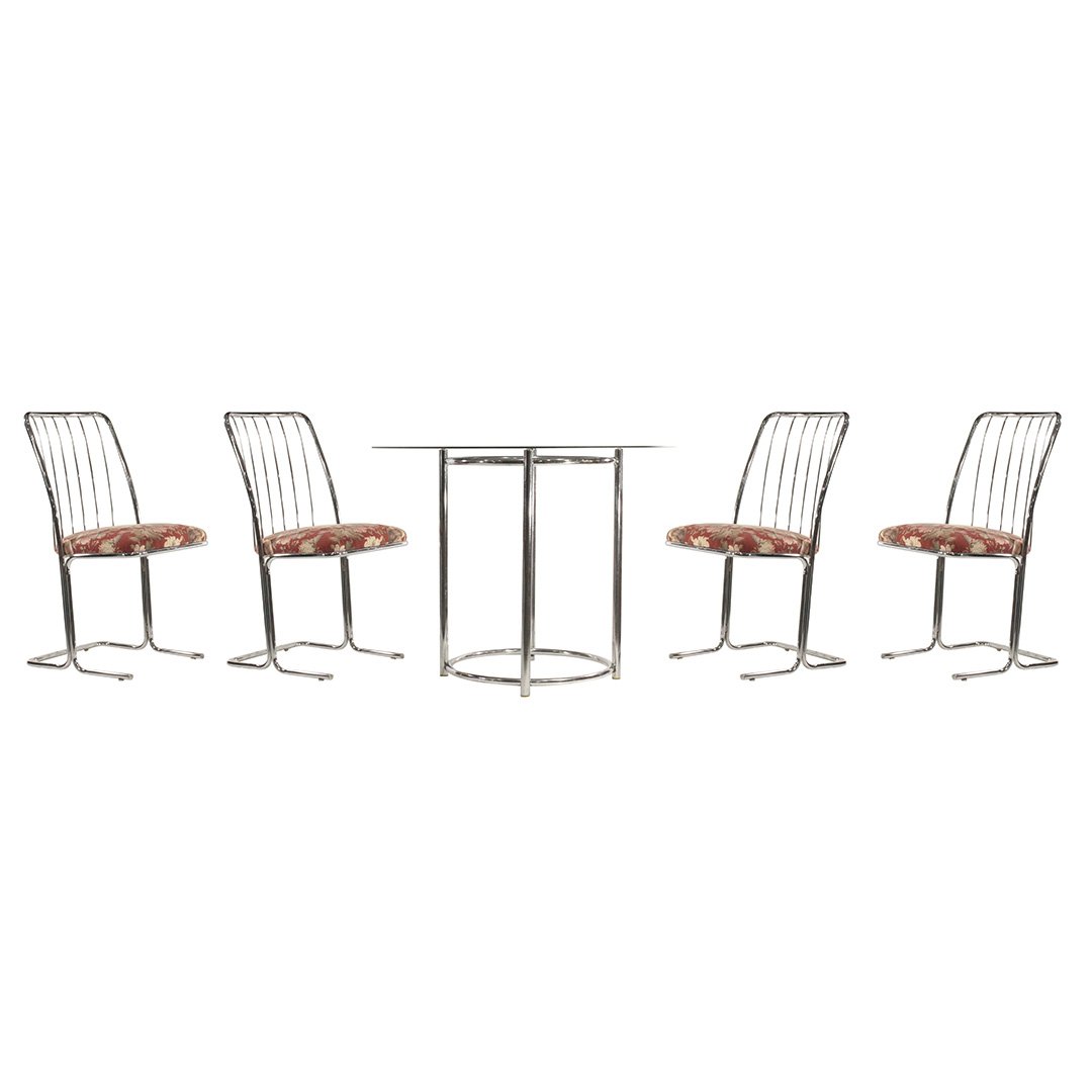 Vintage Daystrom Chrome Table & Chairs