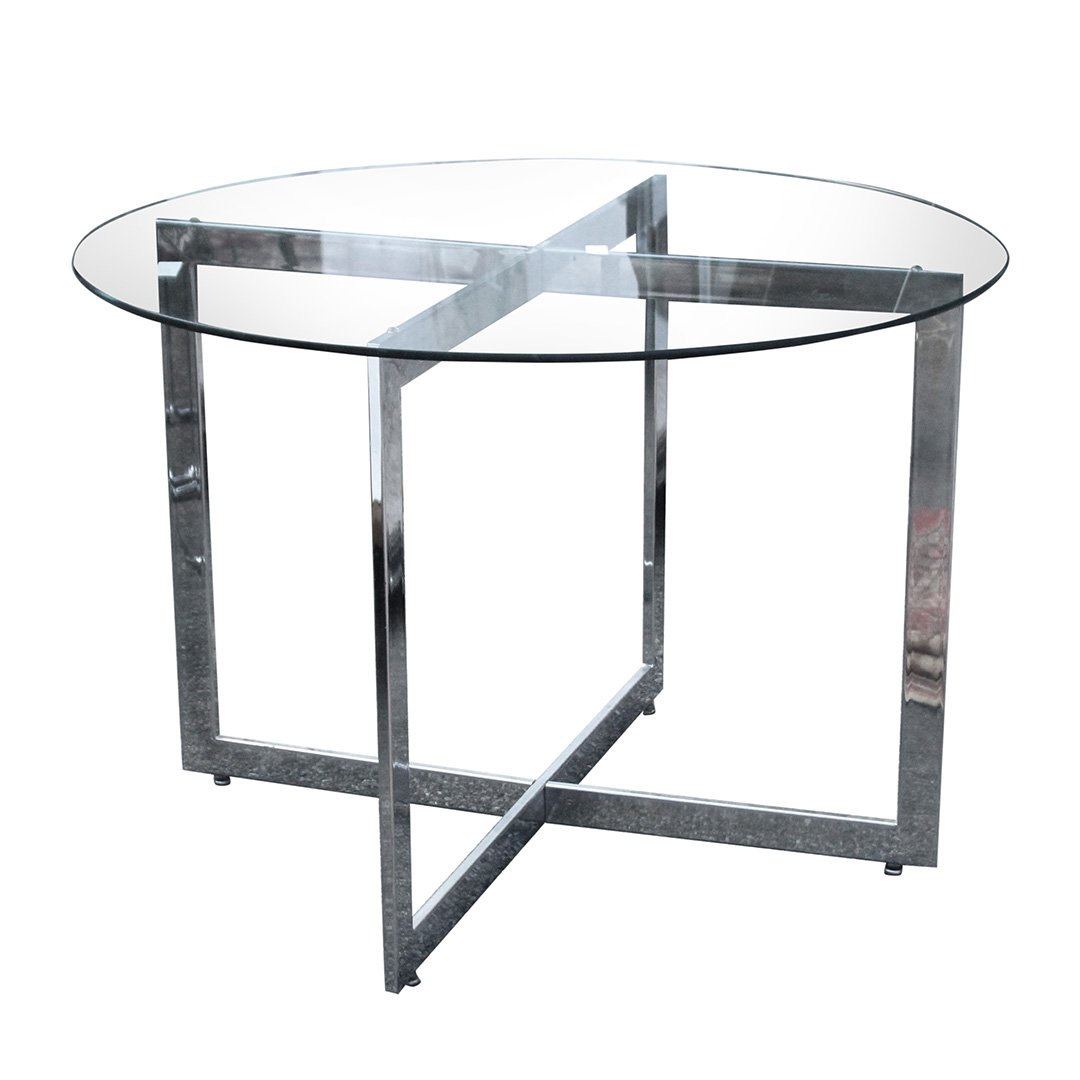 Mid-century Modern Chrome X Dinette Table St/o Baughman (1 of 6)