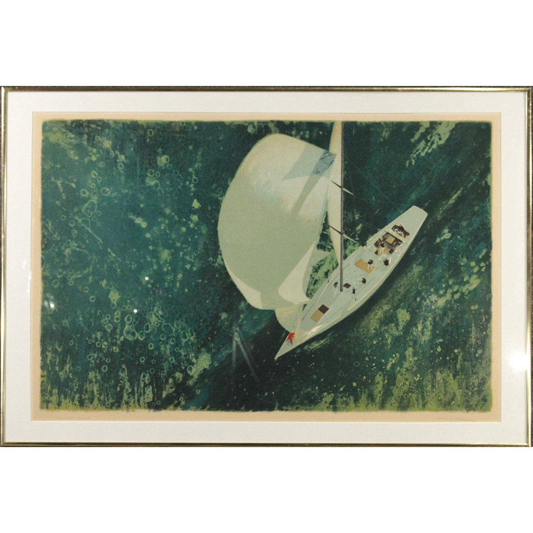 Henry Koehler Artist proof 1976 “Constellation Below”: Henry Koehler – Lithograph 1976 - “Constellation Below” , Artist Proof, Meaning this is the artist's first print or proof before mass production. Signed at bottom, Size: 25 x 36 outside of frame
