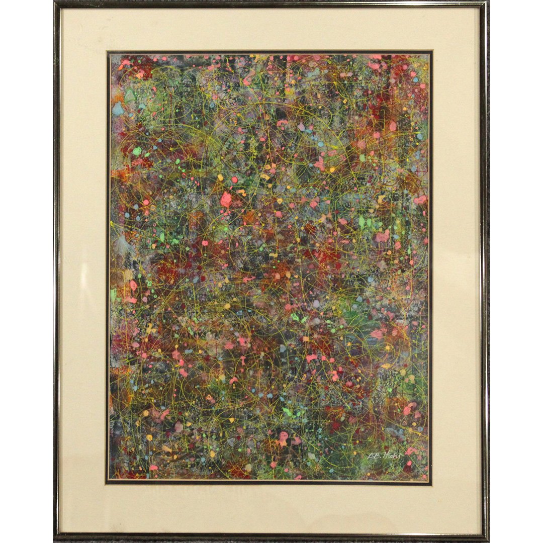 David B Hecht "Spring is Spring" Abstract Painting (1 of 7)