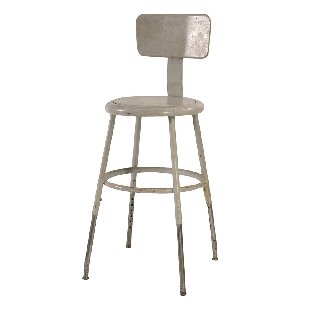 InterRoyal Industrial Era Architects Metal Chair /Stool (1 of 10)