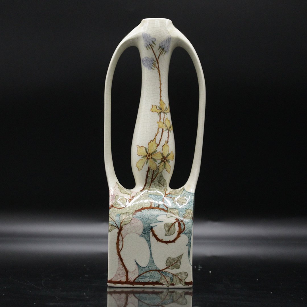 ZUID , Made in Holland Gouda Art Nouveau Handled Vase (1 of 8)