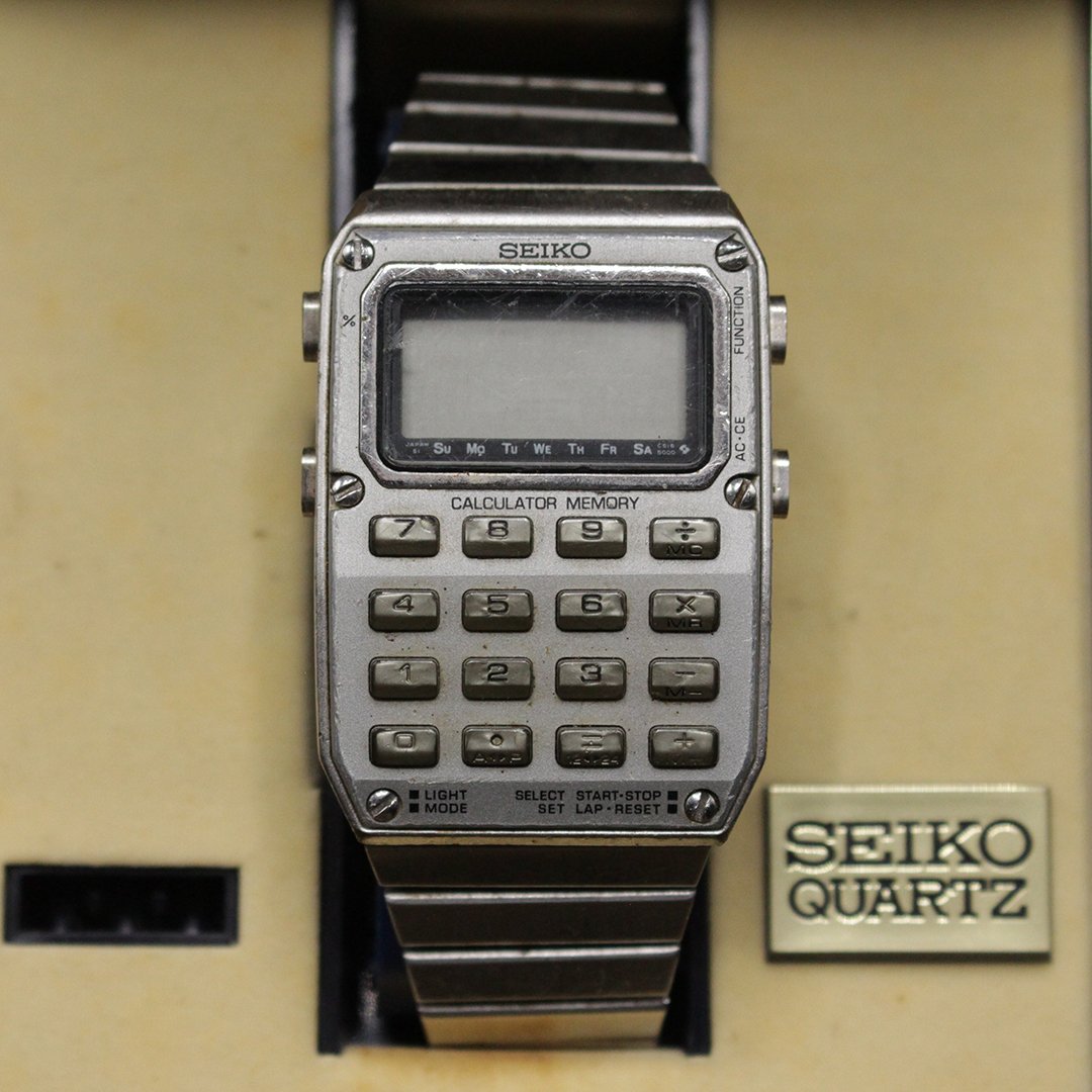 seiko calculator watch