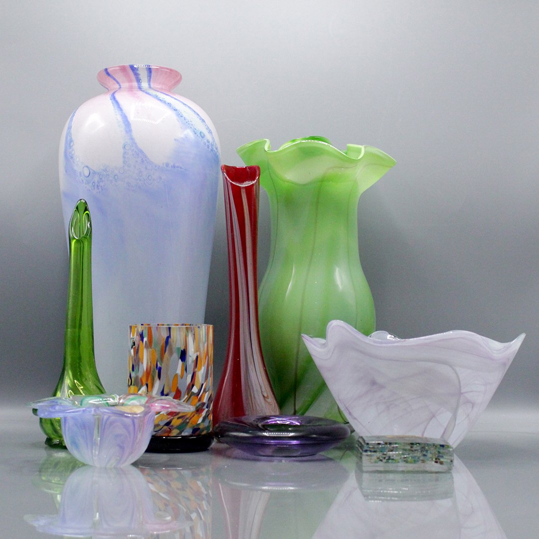 Collection of Hand Blown Glass Murano Items (1 of 10)