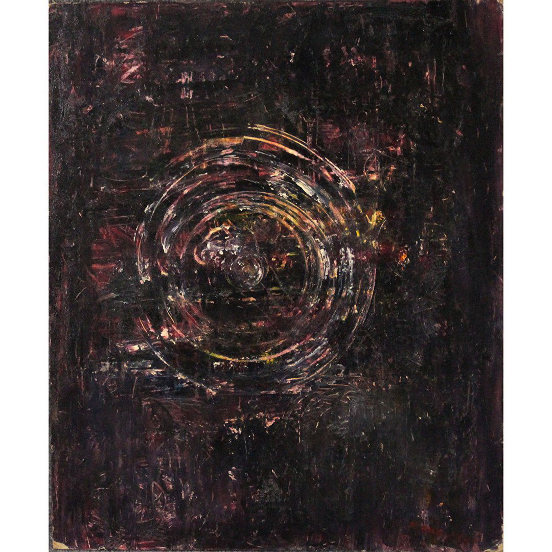 Alfred Manesslier, Mid-Century Modern Abstract Oil/b (1 of 6)