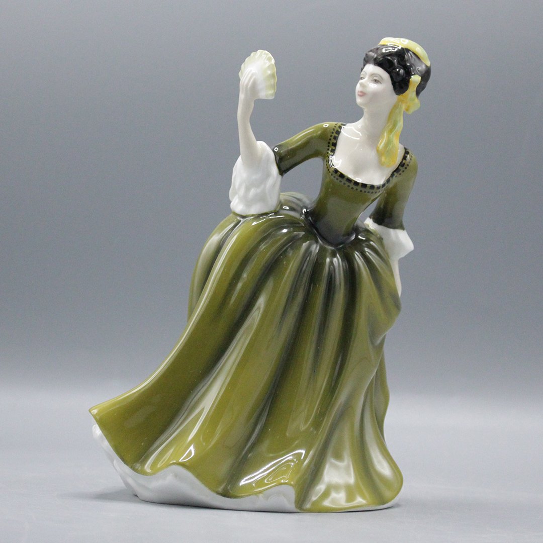 Royal Doulton, Porcelain Figure Simone: Royal Doulton, Porcelain Figure Simone. Size: 7.5 in. height, 6 in. wide