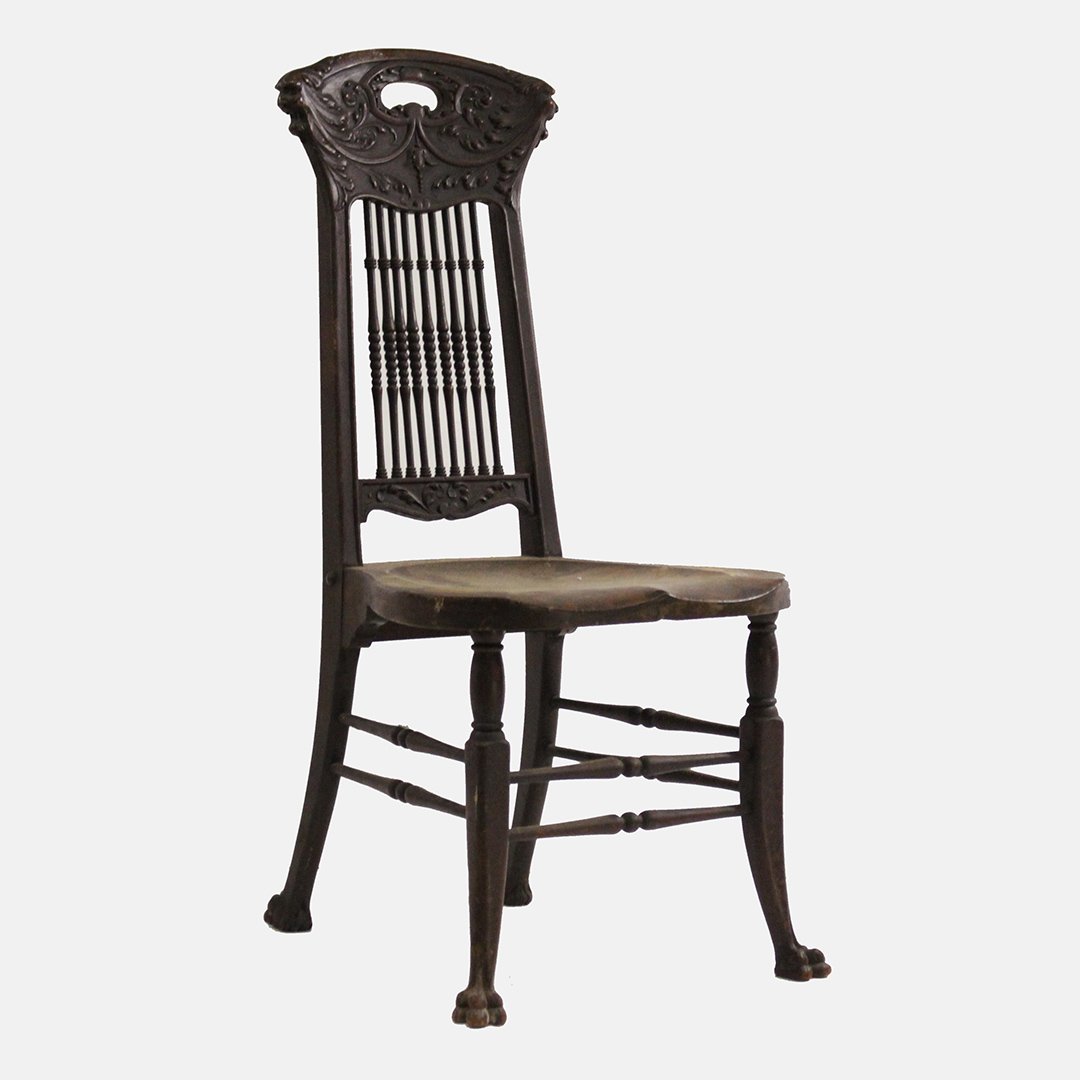 Victorian Music Room Petite Chair Griffin Heads