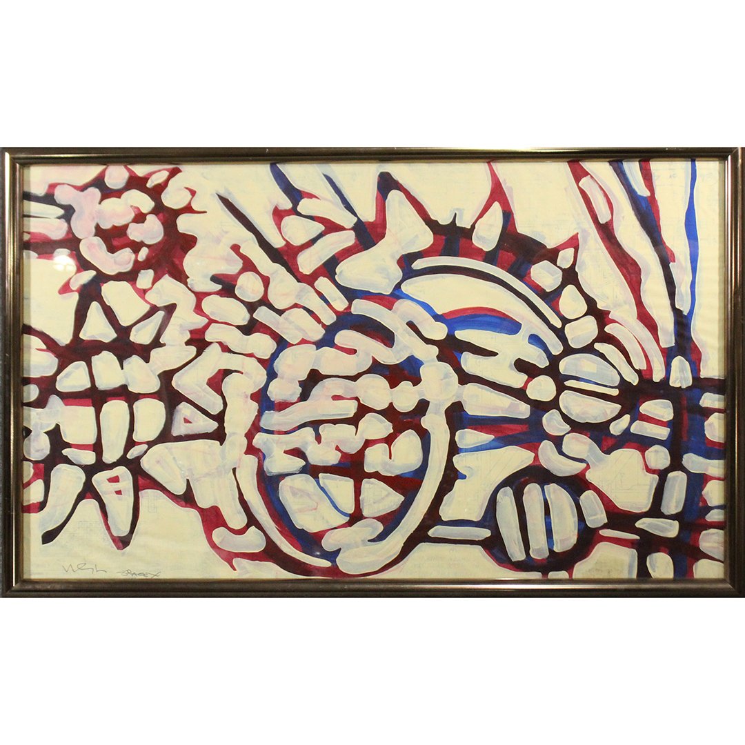 Wayne Cunningham, American, Modernism Abstract Painting (1 of 8)