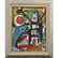 Monti, Mid-Century Modern Abstract Composition Oil/c