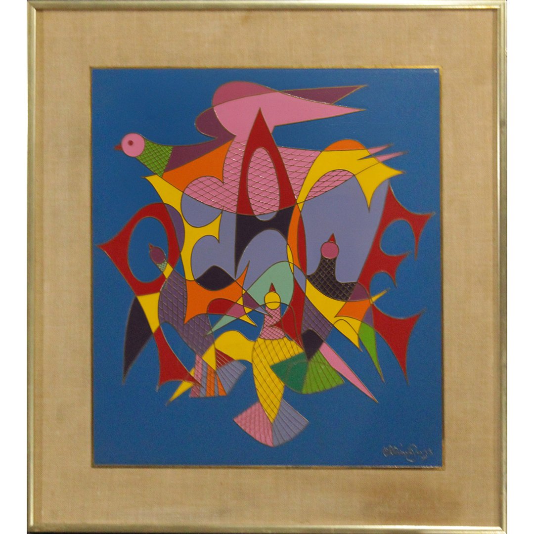 Chaim Gross "Peace" Mid-Century Pop Art Circa 1950 (1 of 8)