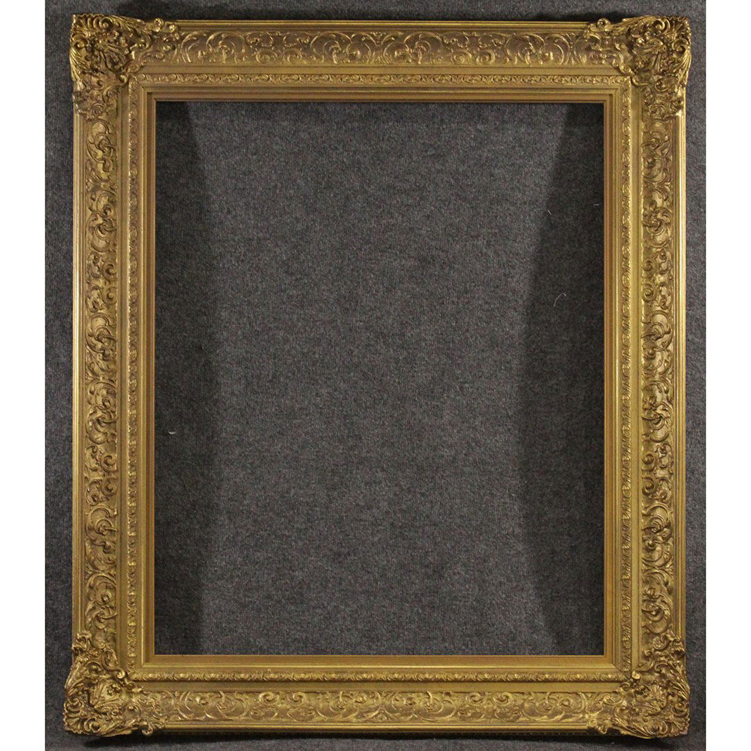 Victorian Style Frame in wood painted gold (1 of 6)