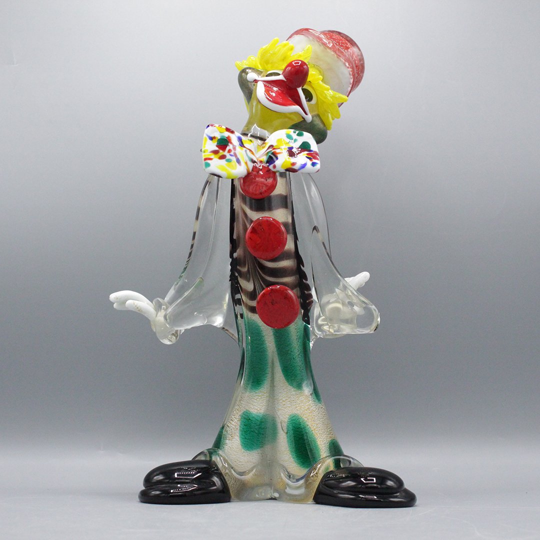 Large Vintage Murano Glass CLown (1 of 7)