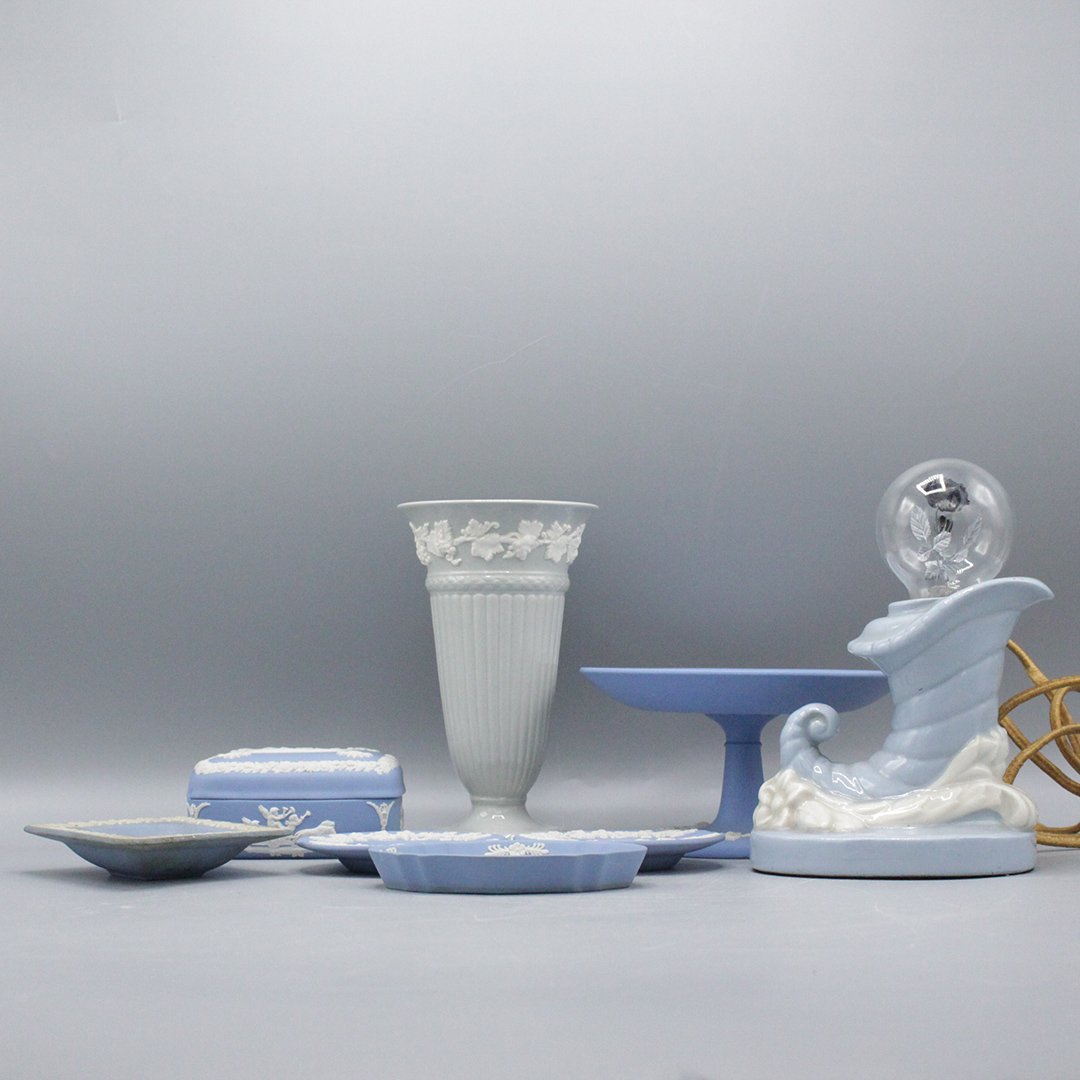 Collection of Vintage WedgeWood Jasper ware (1 of 17)