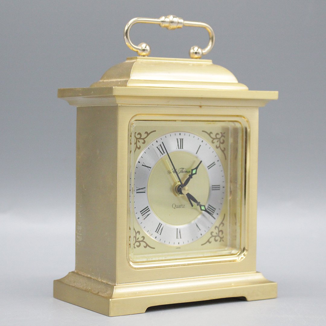 Seth Thomas Quartz Brass Carriage Clock - 2