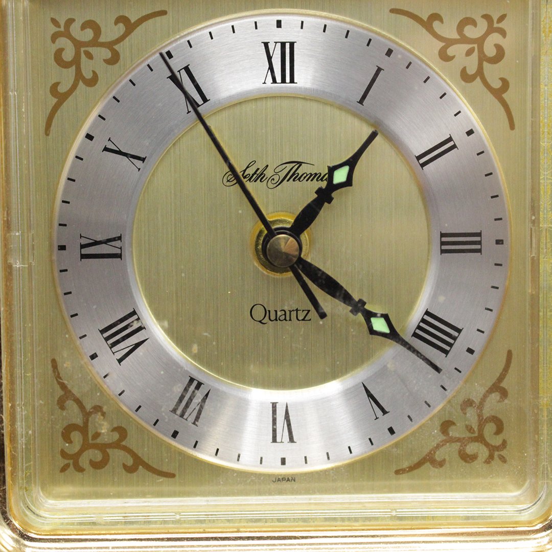 Seth Thomas Quartz Brass Carriage Clock - 7