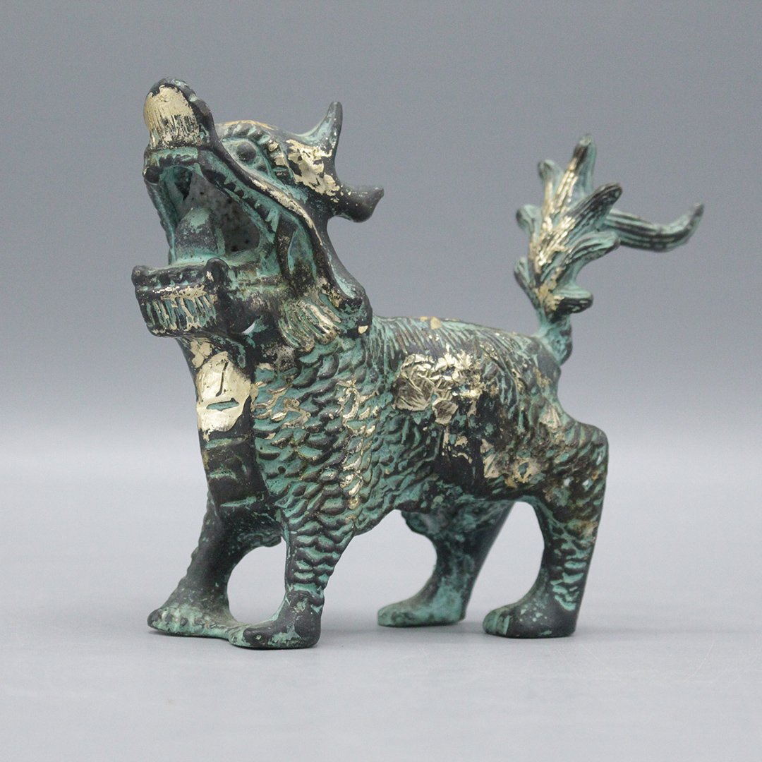 Cast Bronze Chinese Foo Dog Figure (1 of 8)
