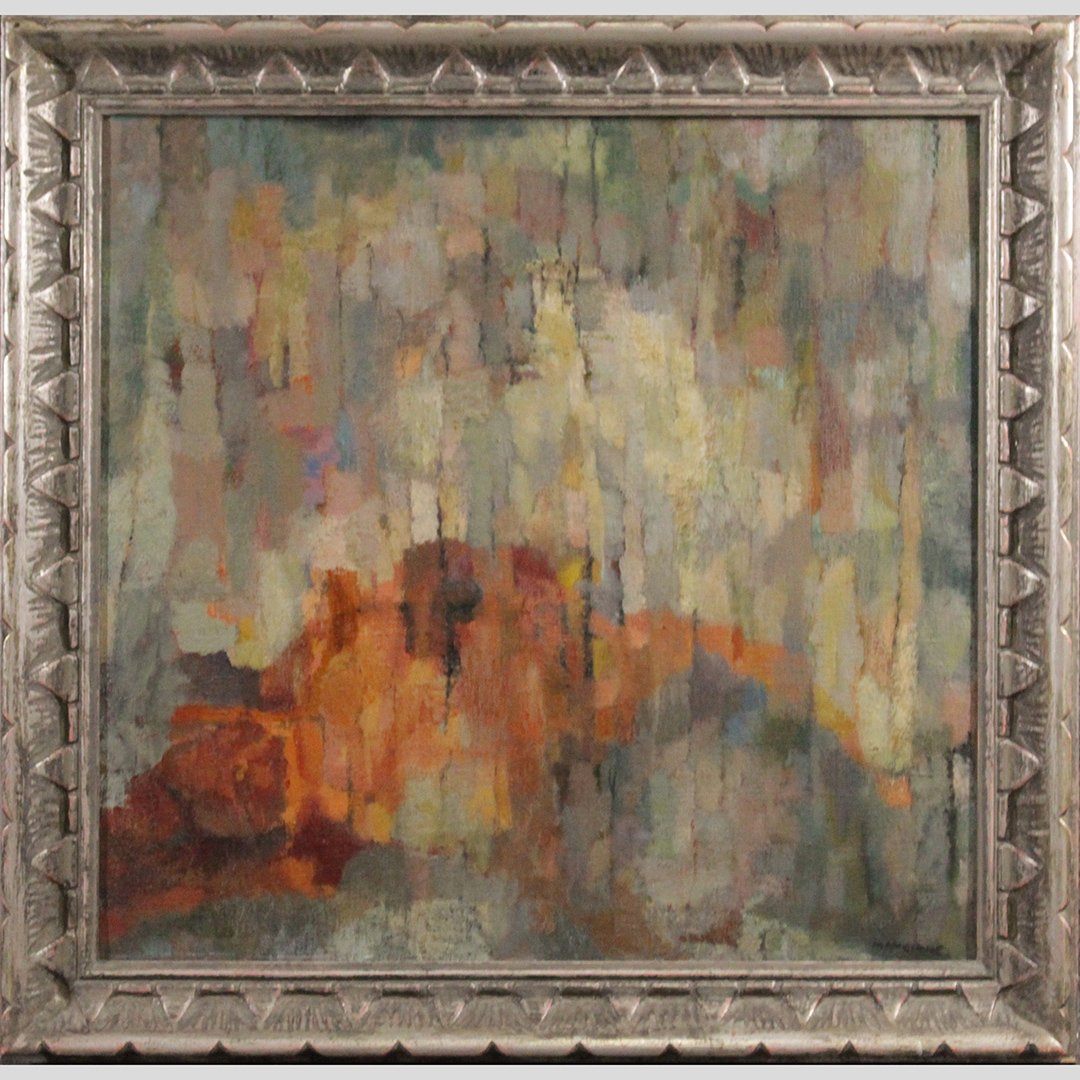 Patricia Mangione, American, Oil/c Mid-Century Abstract (1 of 7)