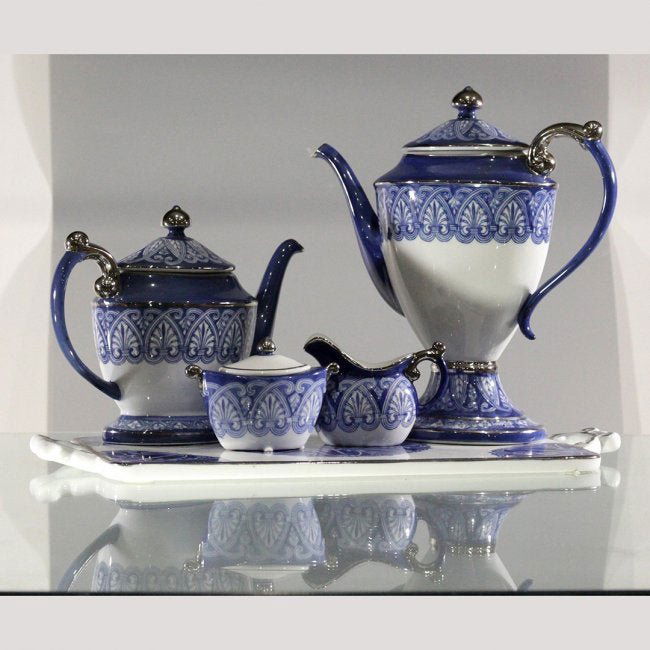 5-Piece Bombay Made in China Ironstone Set Cobalt Blue. (1 of 7)