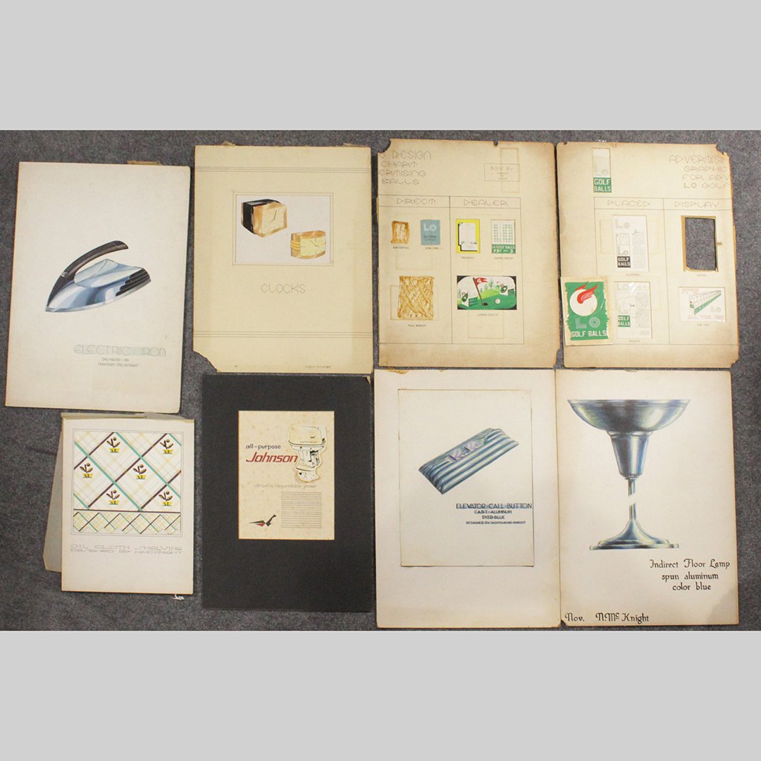 Nine [9] Assorted Norman McNight Mid-Century Renderings (1 of 10)