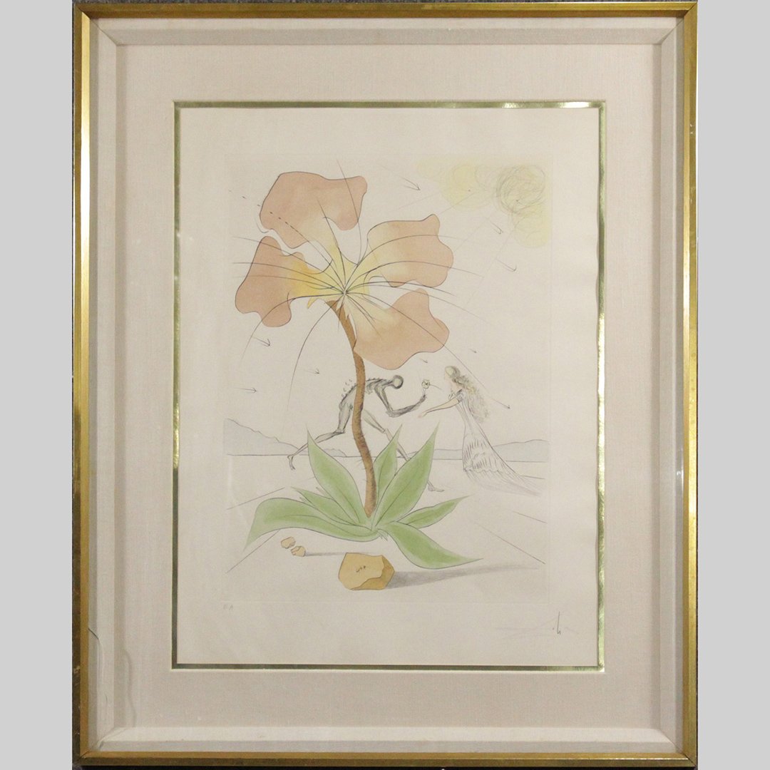 Salvador Dali Signed Lithograph, Artist Edition (1 of 9)