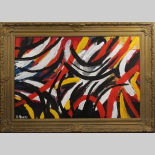 Animal Roar Painting (with smoke) - Webb's Gallery - Paintings & Prints,  Abstract, Irregular Forms - ArtPal