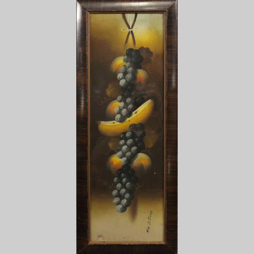Wm. LeMond, Circa 1910 Pastel Fruit, Grapes, Banana (1 of 7)