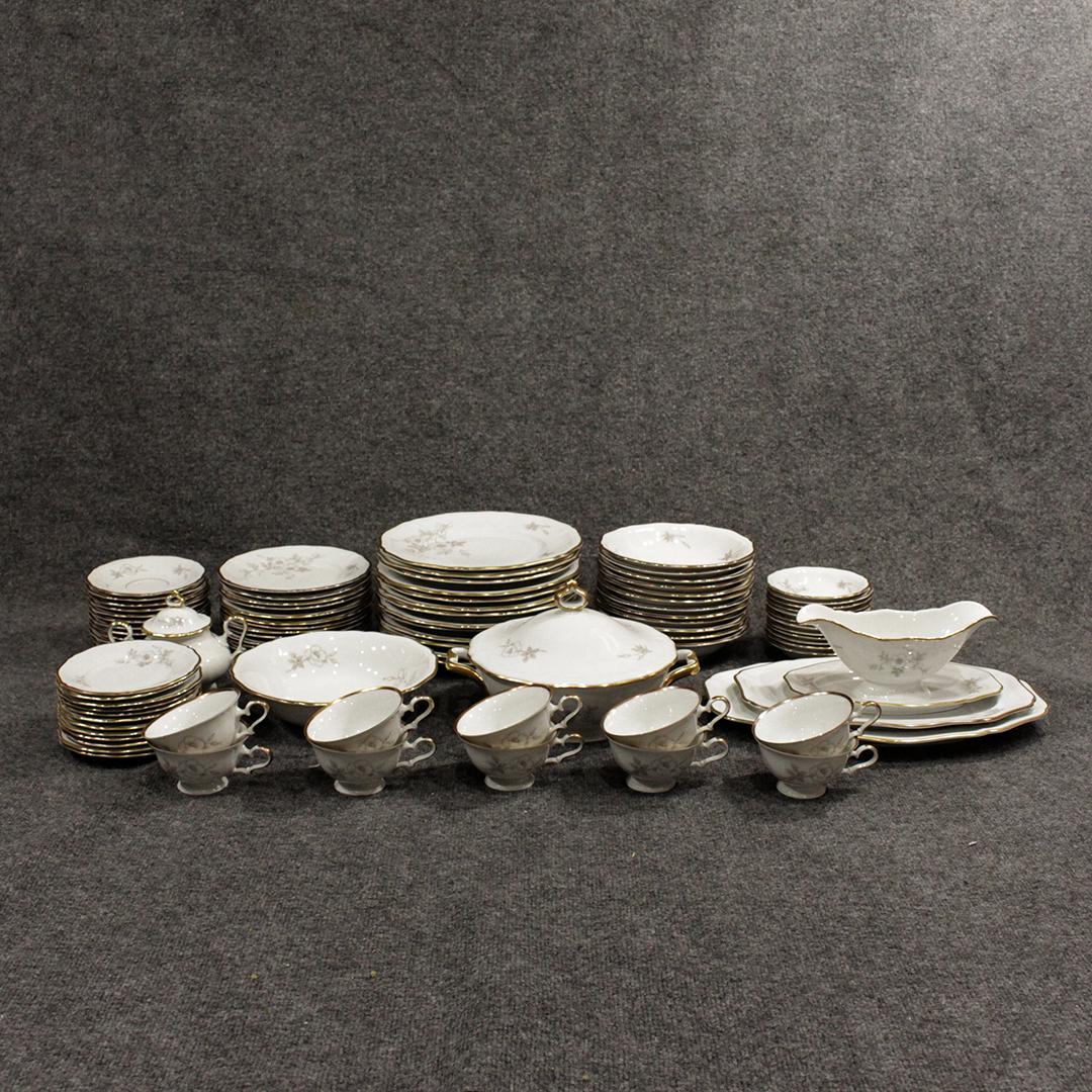 89 Pc Dinner Set: Johann Haviland Bavaria Chippendale (1 of 16)