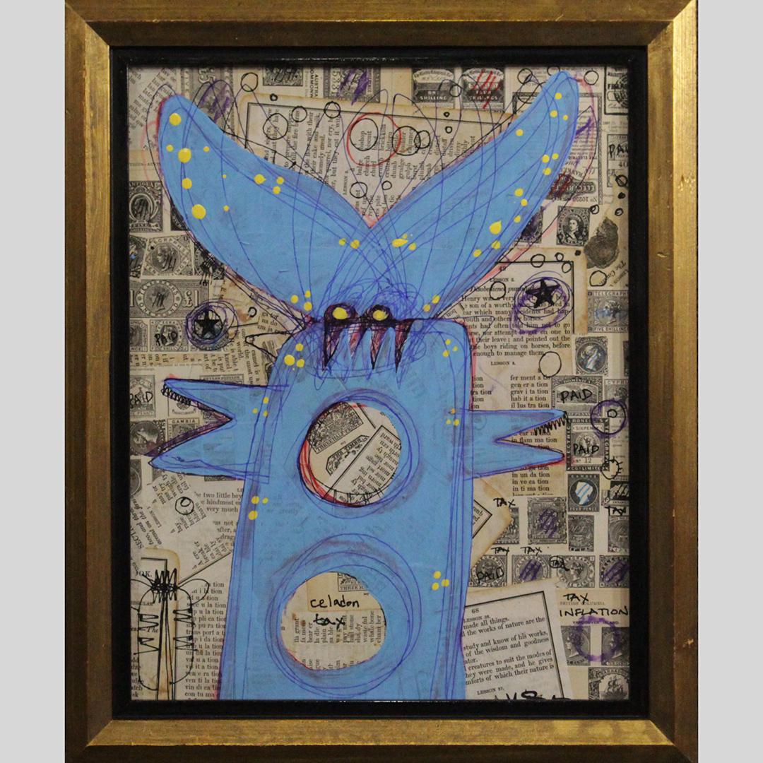Wayne Cunningham, American, Modernism Blue Figure (1 of 8)