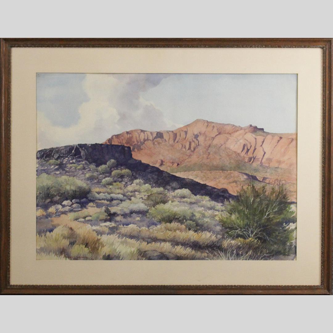 Robert L Shepard 1978 Fine Western Watercolor Landscape (1 of 7)