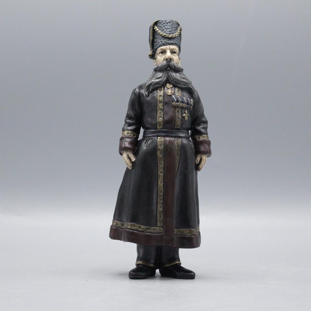 Russian Bronze Cossack, Signed on Bottom of Shoes (1 of 9)