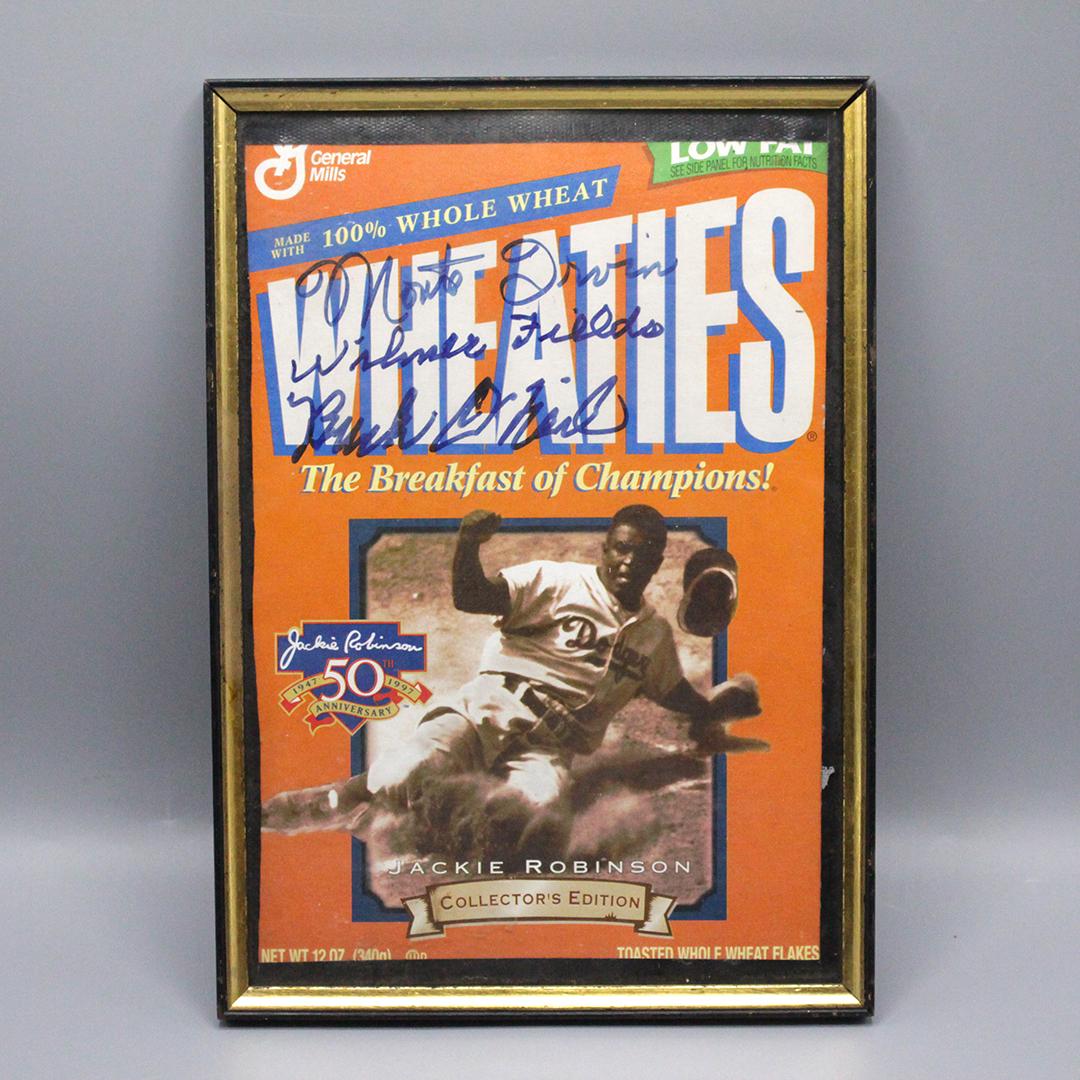 Wheaties Box Cover Autographed by Monte Irwin HOF (1 of 8)