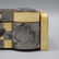 Art Deco Quality Wood Jewelry Box Fabric Interior - 8