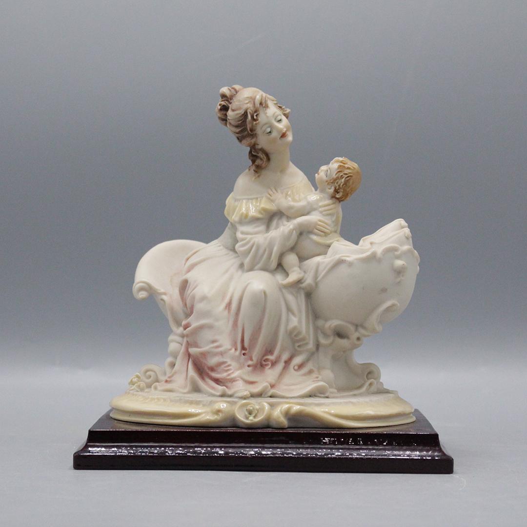 Capo Di Monte Mother & Infant Figure Signed B. Marli (1 of 11)