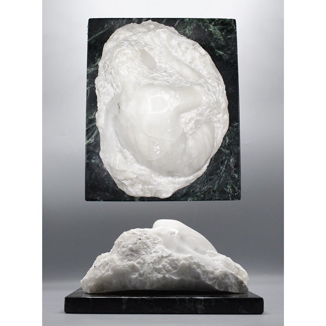 ZORACH Attributed Marble Sculpture Reclining Woman (1 of 8)