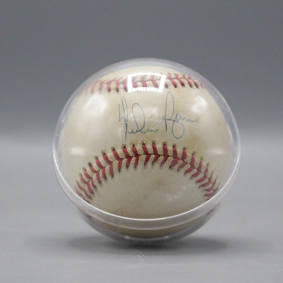 Nolan Ryan Autographed Baseball in Protective Case (1 of 3)