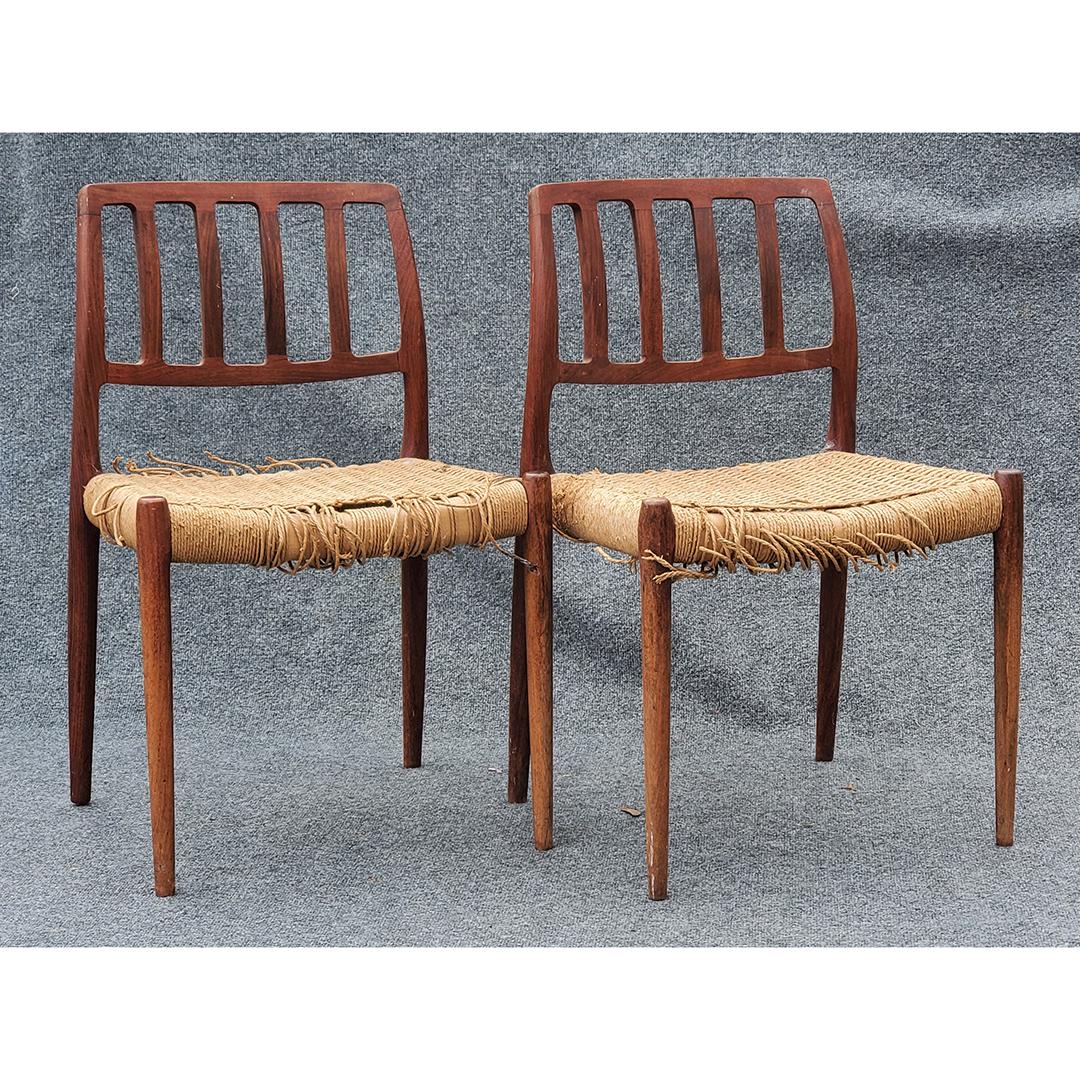 Two [2] Hans Wagner Made in Denmark Teak Chairs (1 of 9)