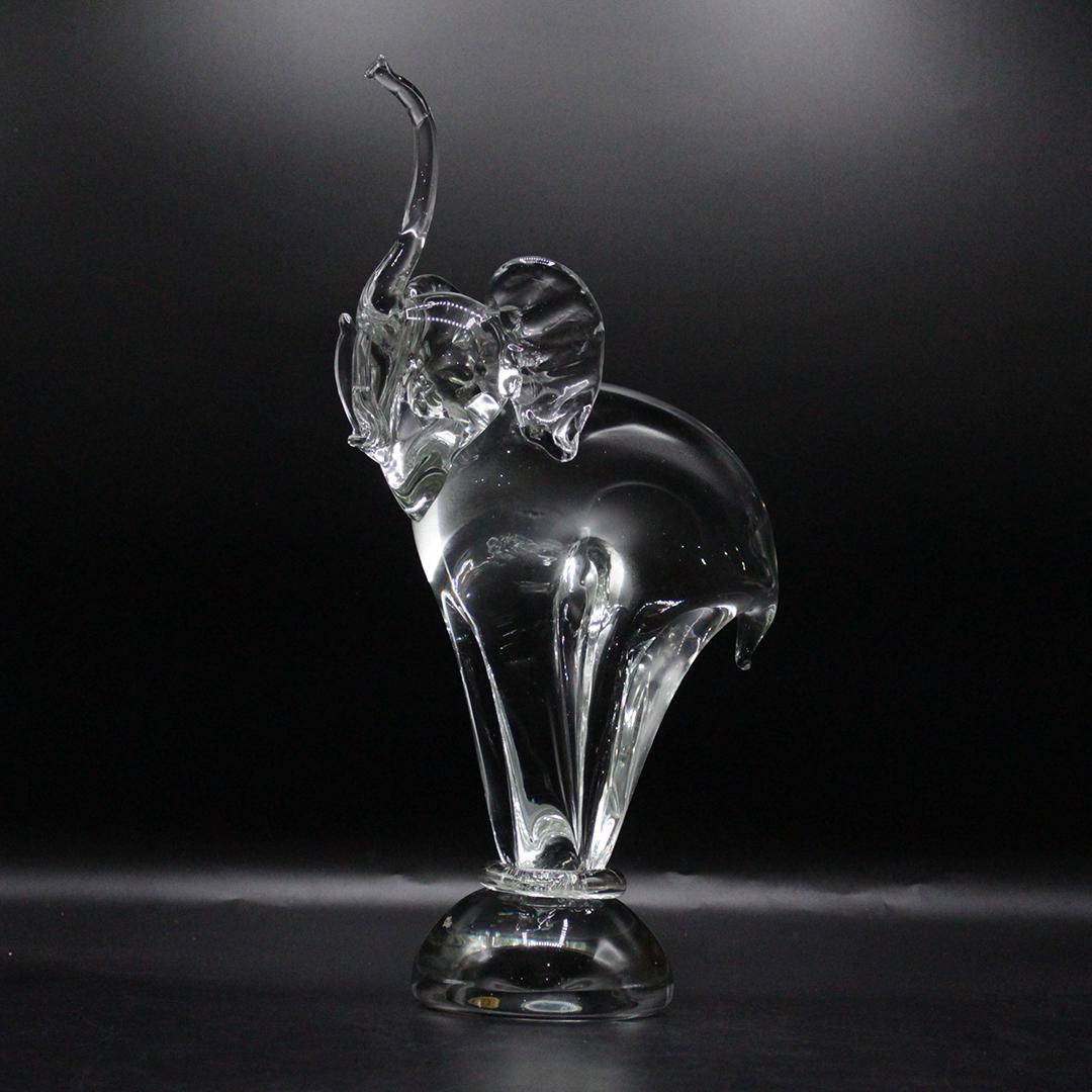 The Woodcrest Club, Fine Crystal Glass Elephant Figure (1 of 10)
