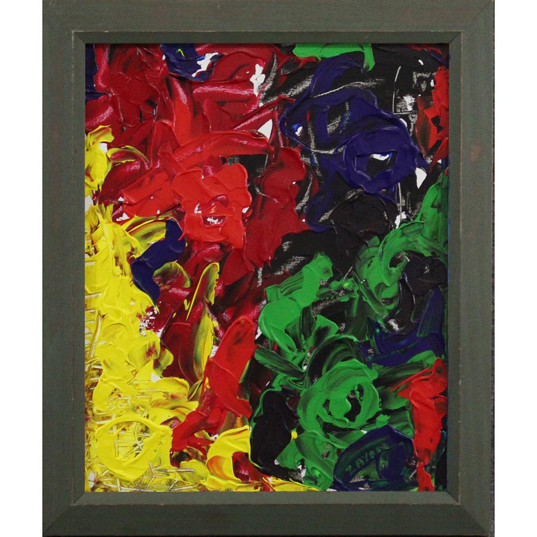 SEYMOUR ZAYON Mid Century Modern ABSTRACT COMPOSITION (1 of 8)