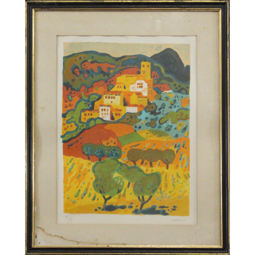 Guy Charon, Colored Lithograph Pencil Signed & Numbered (1 of 10)