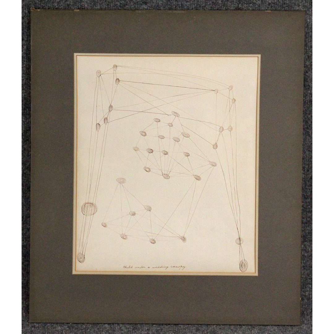 Attributed to Alexander Calder, Ink Drawing Titled (1 of 7)