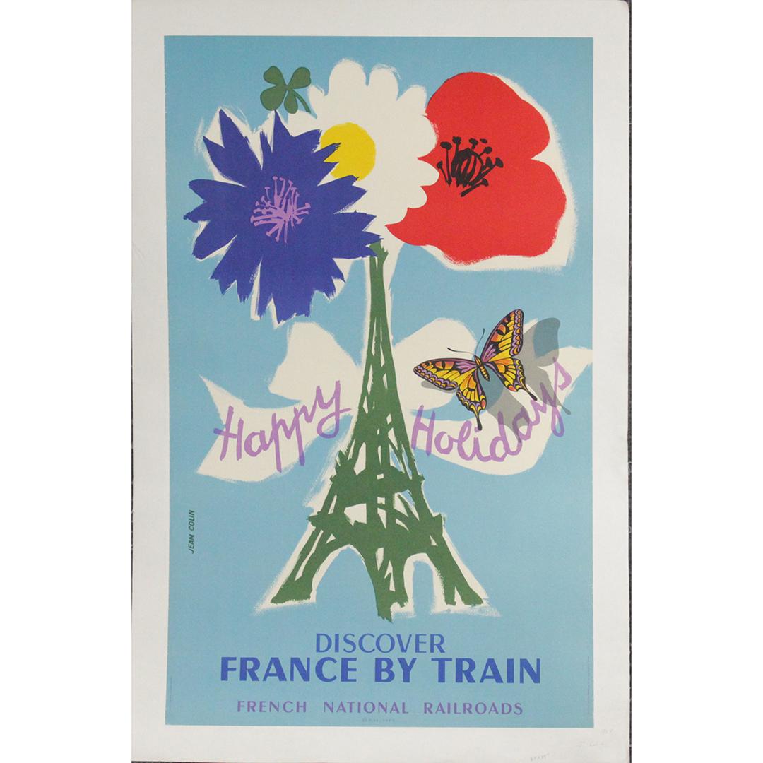 Travel Poster: France By Train "Happy Holidays" (1 of 10)