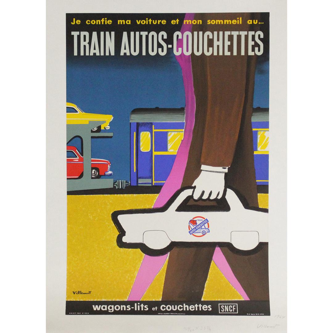 Travel Poster: Trains Autos - Couchettes (1 of 9)
