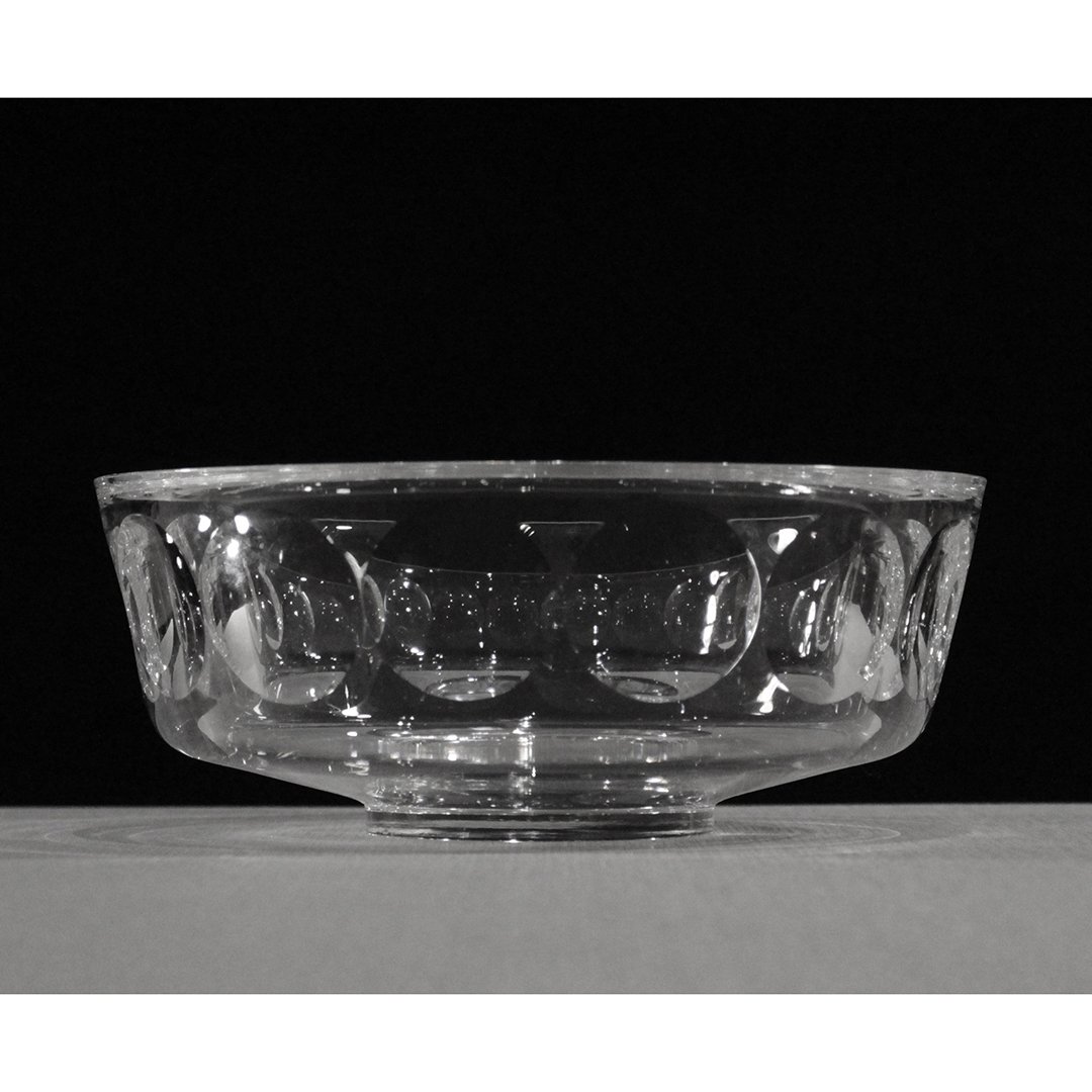 Orrefors Signed Crystal Glass Swedish Bowl (1 of 9)