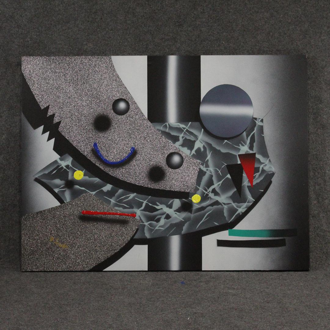 D. Scott, 20th C. Modern Imagery Artwork Painting (1 of 7)