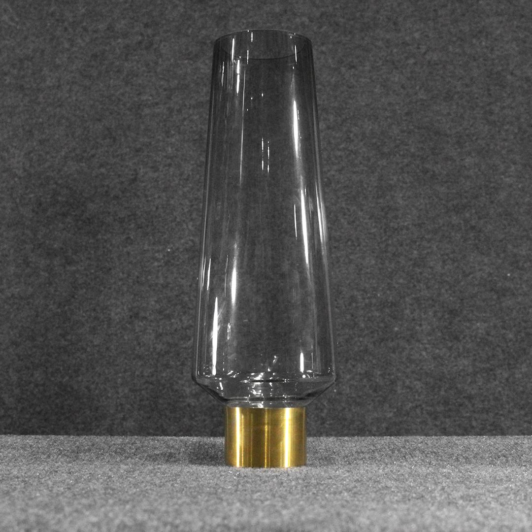 Modern Design Tall Glass Cylindrical Hurricane Lamp (1 of 5)
